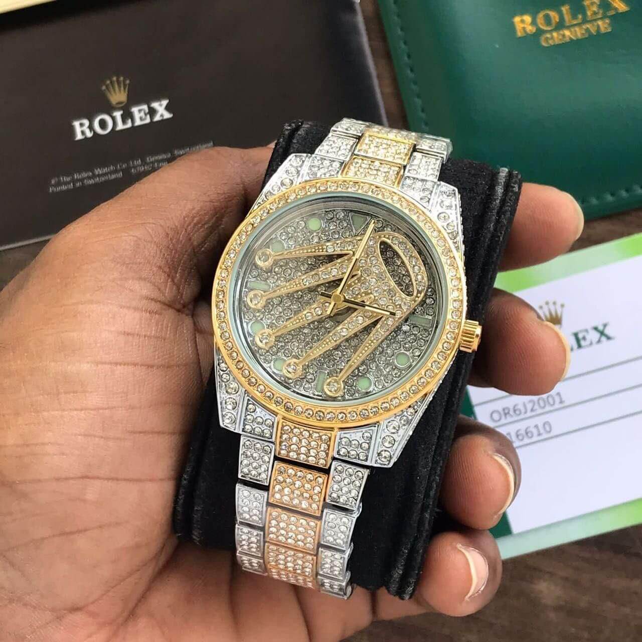 Rolex logo Sakri Full Daimand
