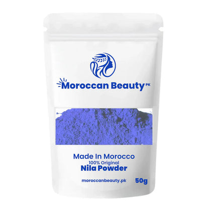 Natural Moroccan Blue Nila Glow & Whitening Powder