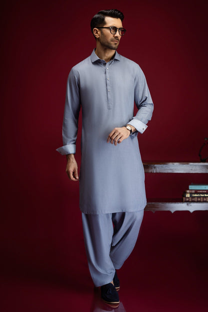 NANTES - DENIM BLENDED EXCLUSIVE KAMEEZ SHALWAR